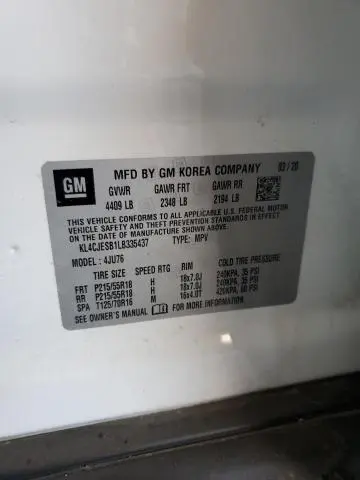 2020 BUICK ENCORE PREFERRED  