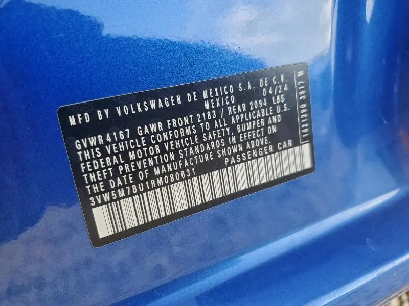 2024 VOLKSWAGEN JETTA S  