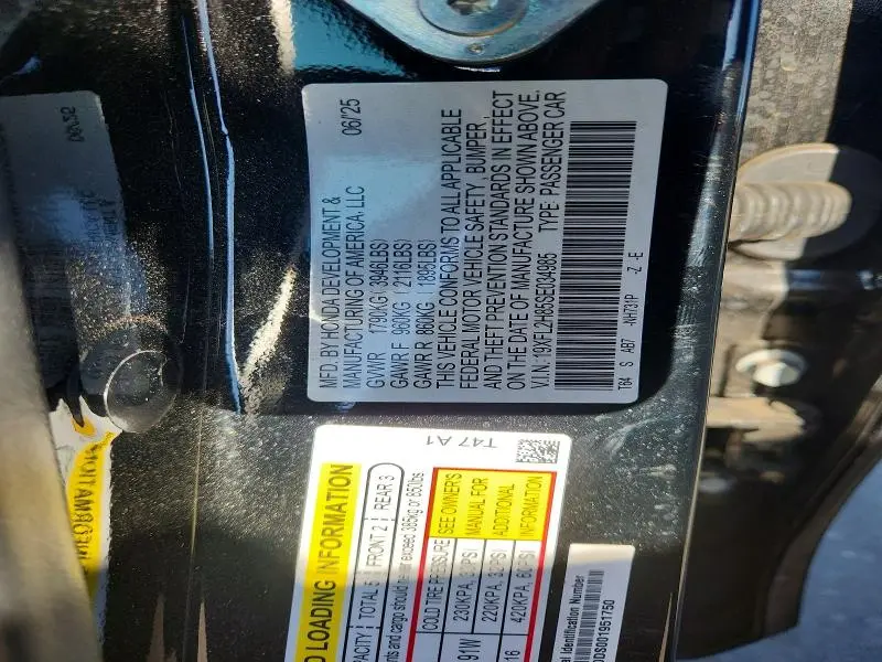2025 HONDA CIVIC SPORT  