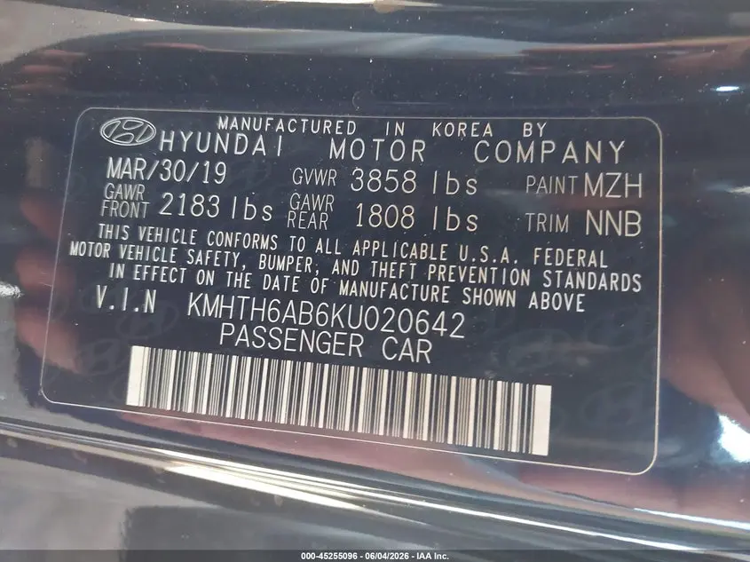 2019 HYUNDAI VELOSTER TURBO
