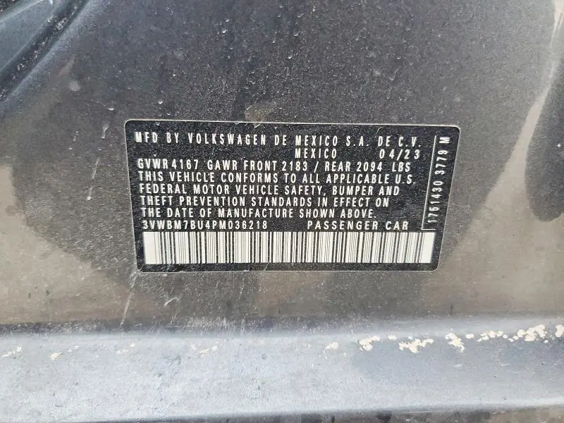 2023 VOLKSWAGEN JETTA SPORT  