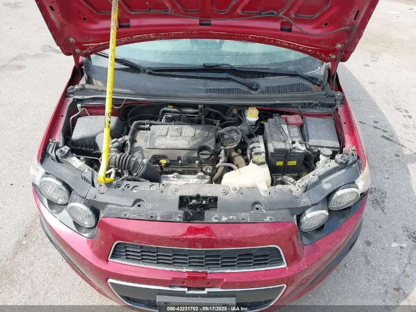 2013 CHEVROLET SONIC LT MANUAL