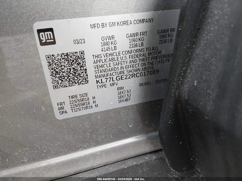 2024 CHEVROLET TRAX FWD 1RS