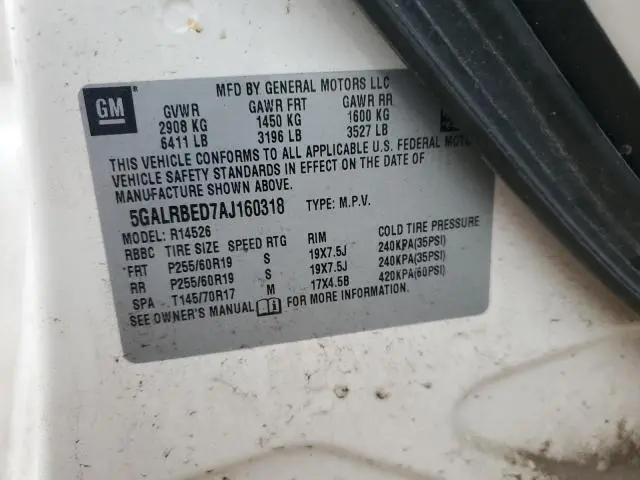 2010 BUICK ENCLAVE CXL