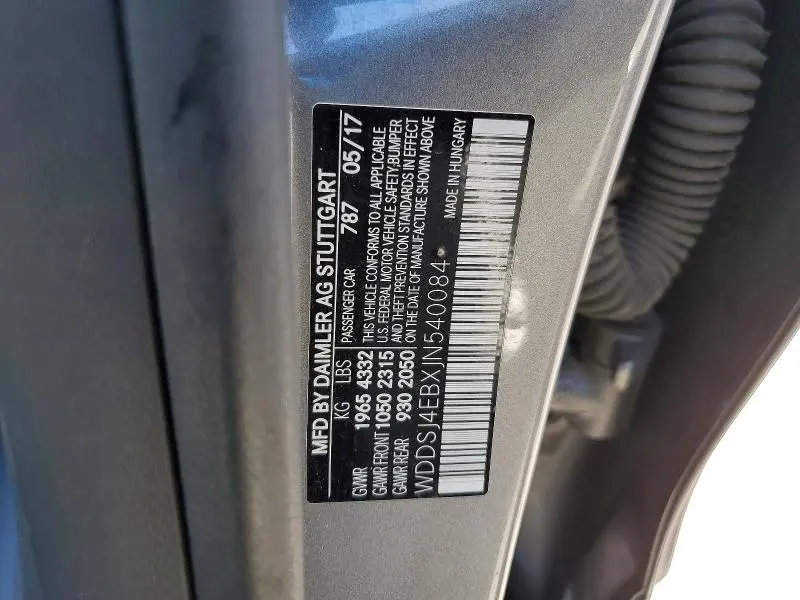 2018 MERCEDES-BENZ CLA 250  