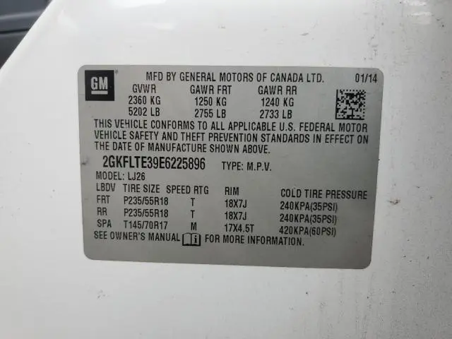 2014 GMC TERRAIN SLT  