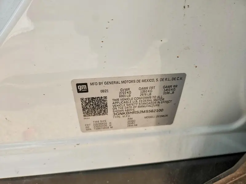 2021 CHEVROLET BLAZER 2LT  