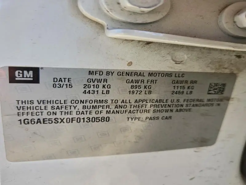 2015 CADILLAC ATS PREMIUM  