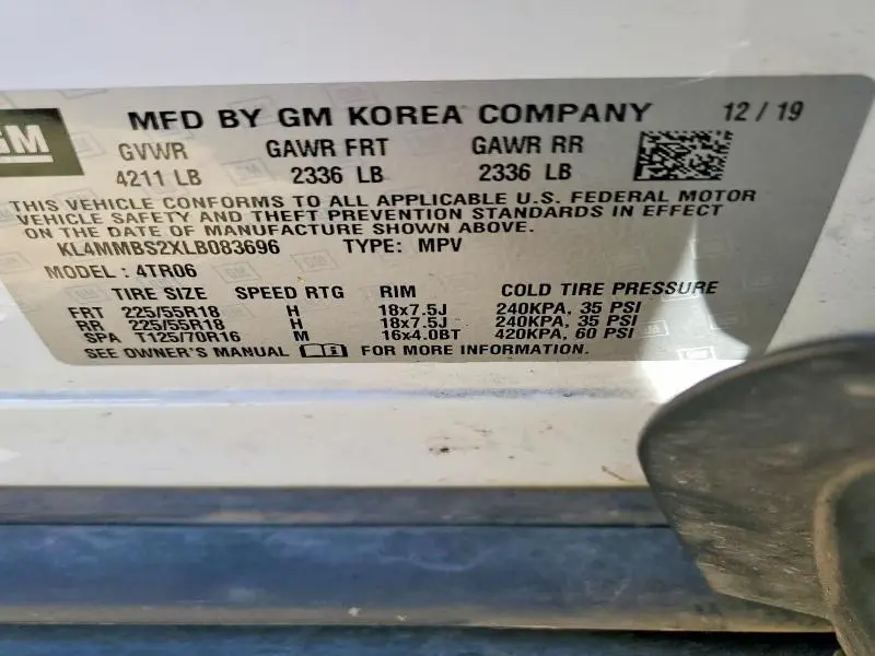 2020 BUICK ENCORE GX PREFERRED  