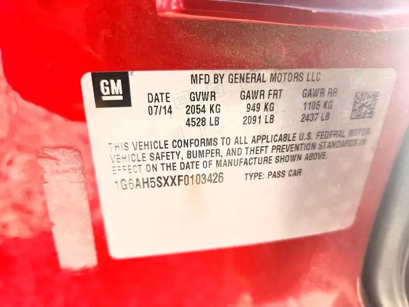 2015 CADILLAC ATS LUXURY  