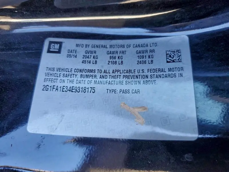 2014 CHEVROLET CAMARO LS  