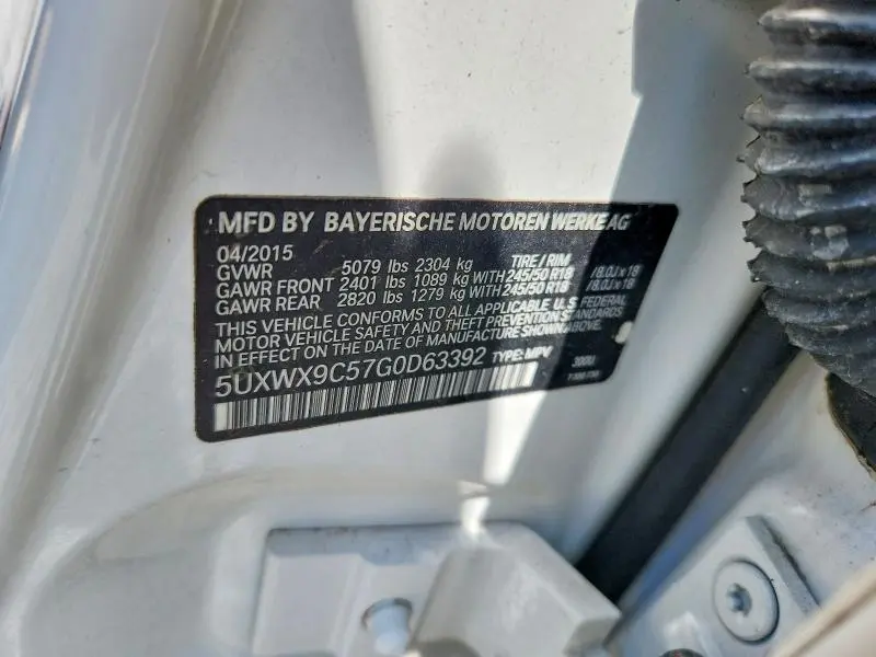 2016 BMW X3 XDRIVE28I  