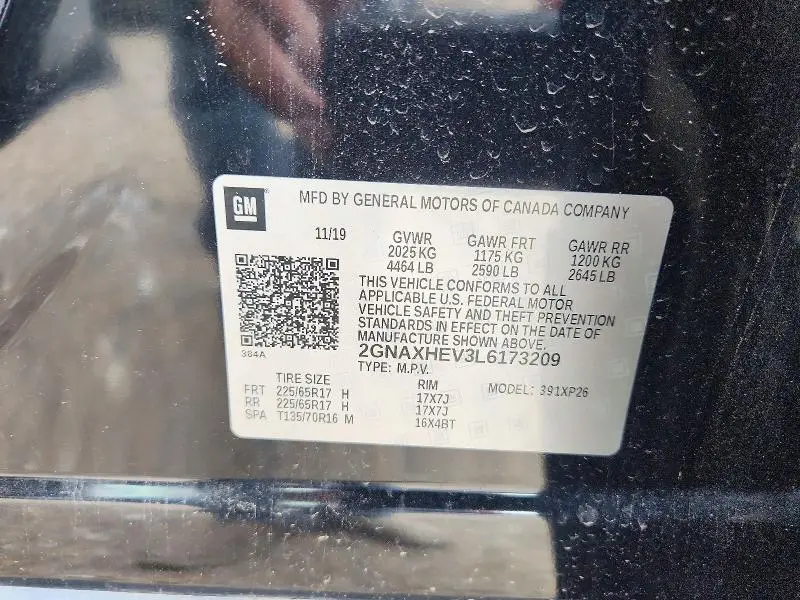 2020 CHEVROLET EQUINOX LS  