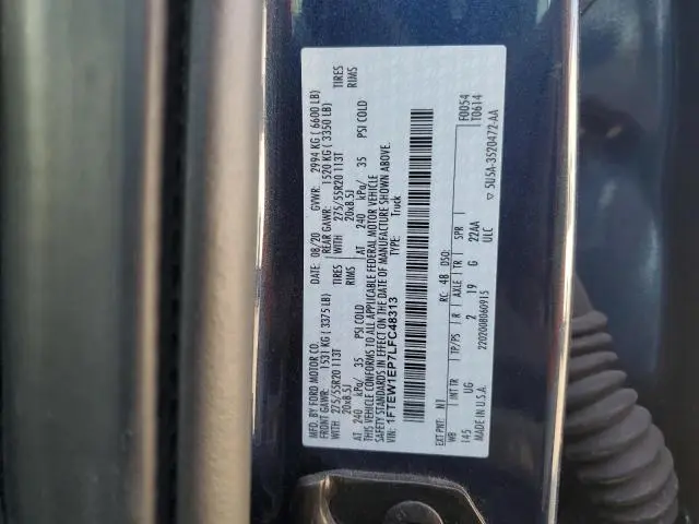 2020 FORD F150 SUPERCREW  