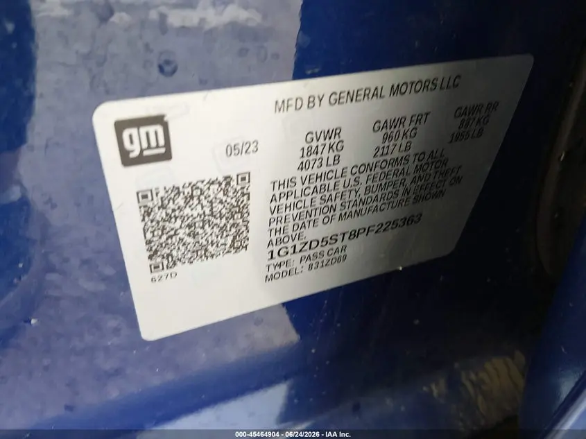 2023 CHEVROLET MALIBU FWD 1LT