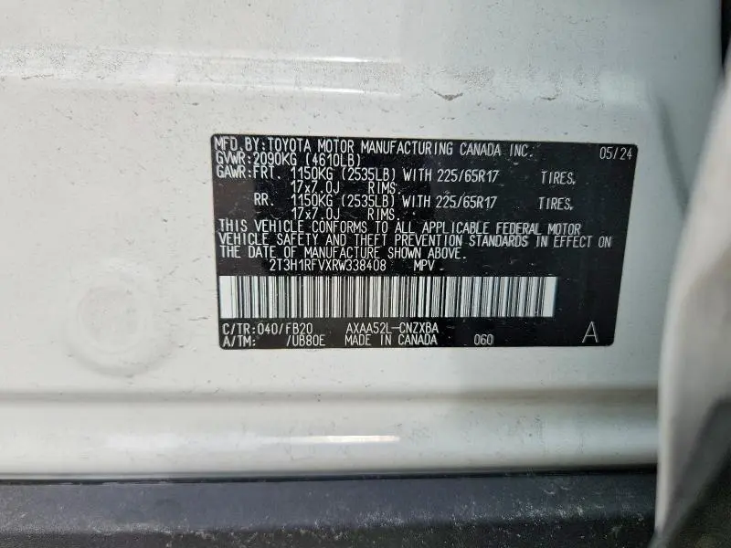 2024 TOYOTA RAV4 LE  