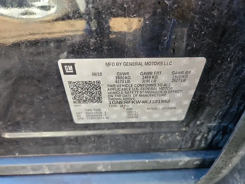 2019 CHEVROLET TRAVERSE LS  