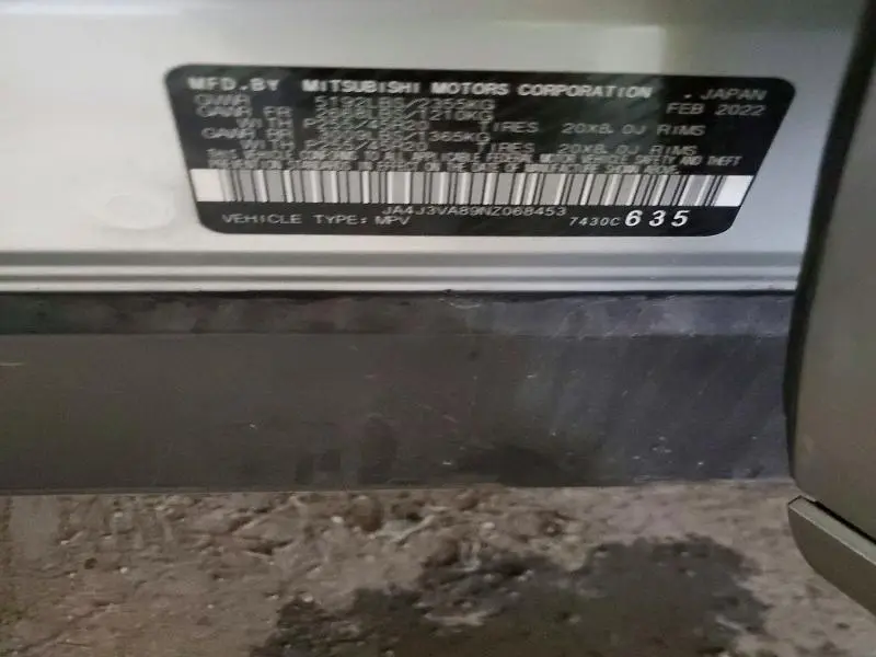 2022 MITSUBISHI OUTLANDER SEL  