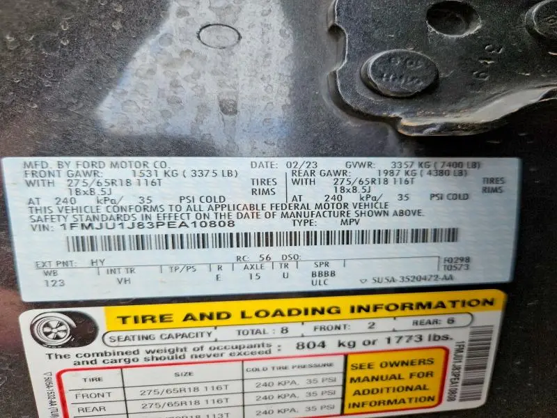 2023 FORD EXPEDITION XLT  