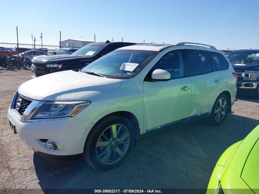 2014 NISSAN PATHFINDER PLATINUM