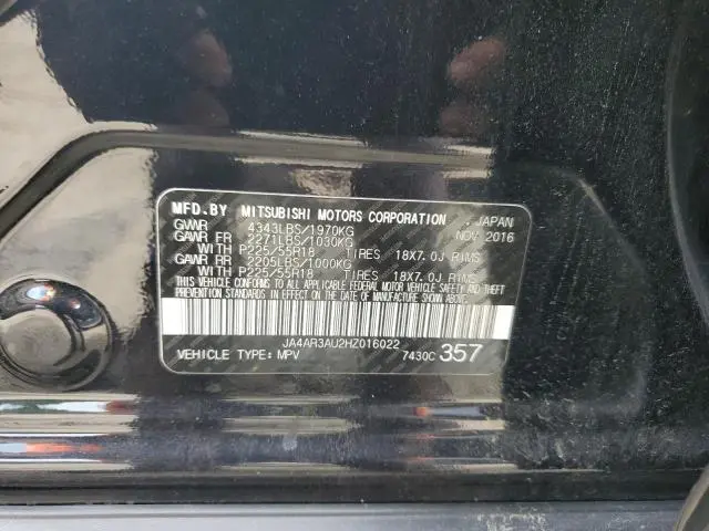 2017 MITSUBISHI OUTLANDER SPORT ES  