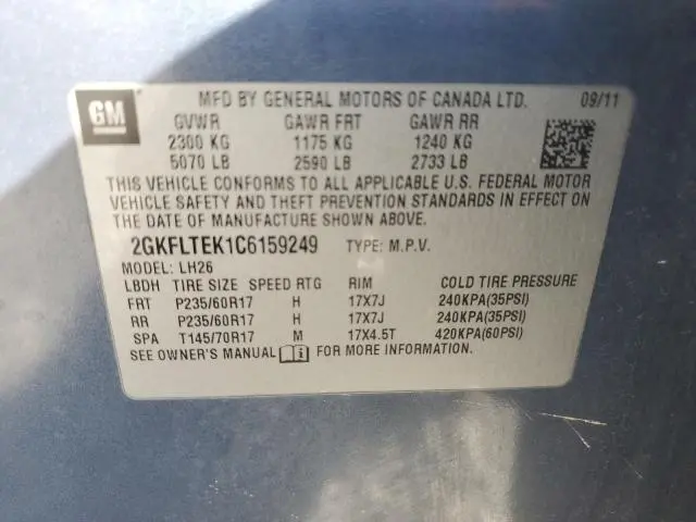 2012 GMC TERRAIN SLE  