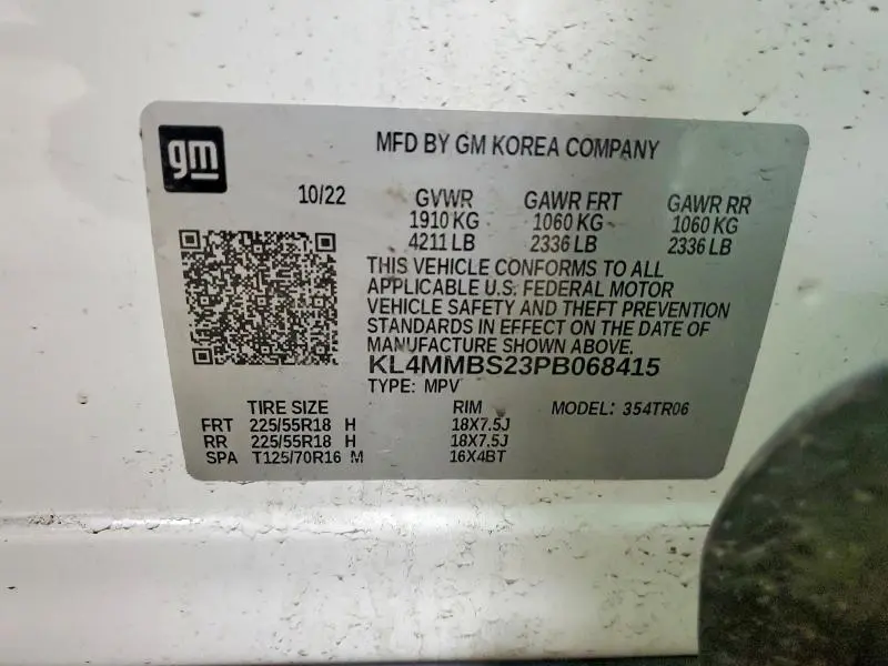 2023 BUICK ENCORE GX PREFERRED  