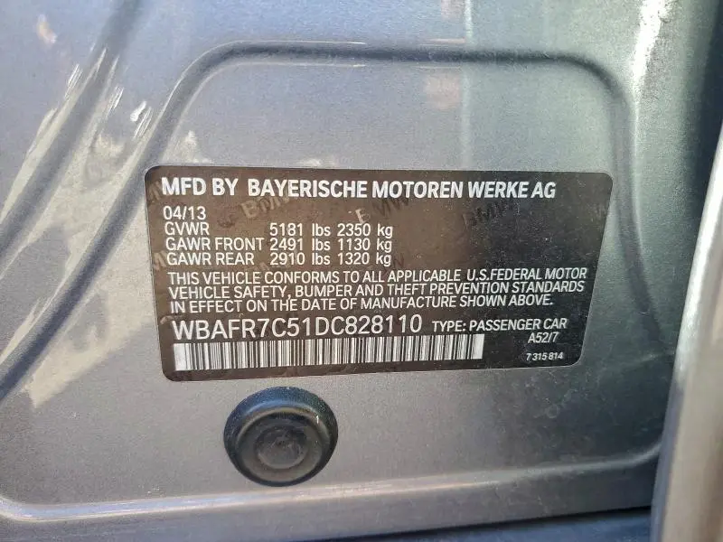 2013 BMW 535 I  