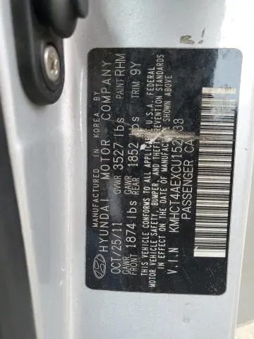 2012 HYUNDAI ACCENT GLS  
