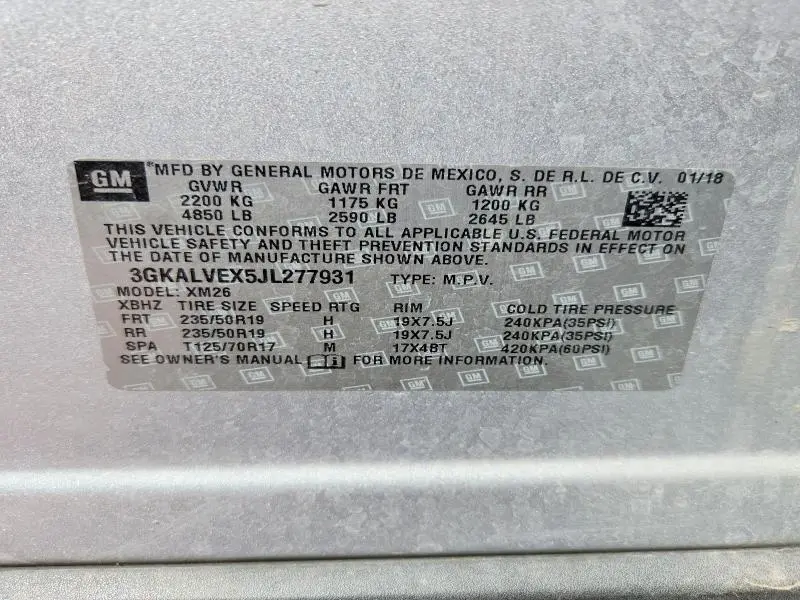 2018 GMC TERRAIN SLT  