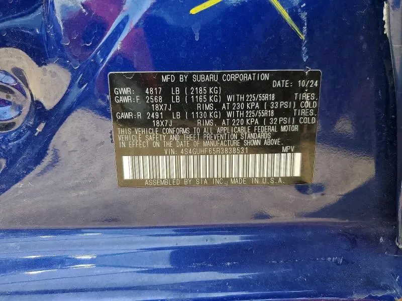 2024 SUBARU CROSSTREK SPORT  