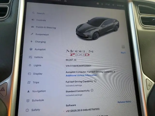 2017 TESLA MODEL S   