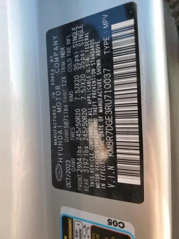 2024 HYUNDAI PALISADE CALLIGRAPHY  