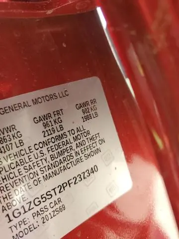 2023 CHEVROLET MALIBU RS  