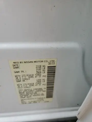 2015 NISSAN MURANO S  