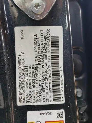 2024 HONDA ACCORD EX  