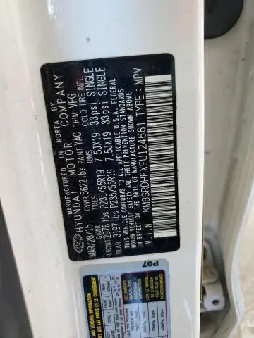 2015 HYUNDAI SANTA FE GLS  