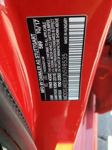 2018 MERCEDES-BENZ CLA 250