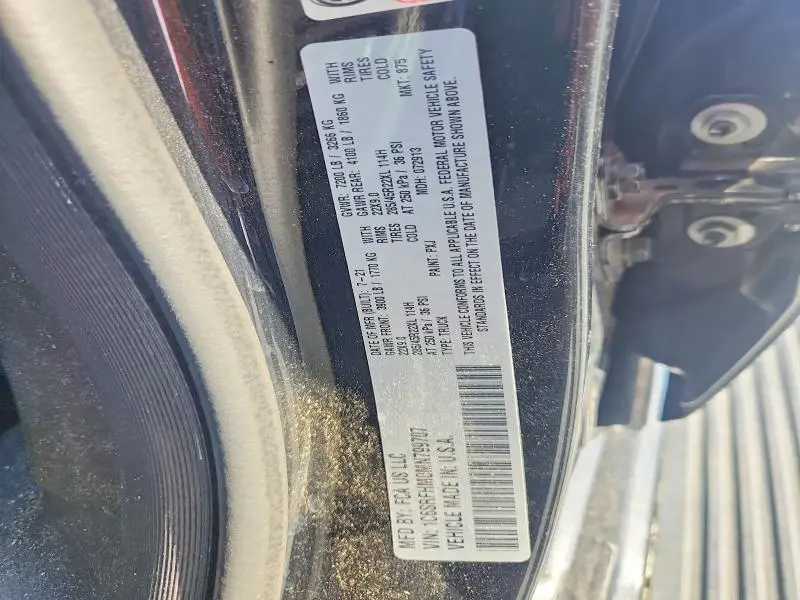2021 RAM 1500 LIMITED  