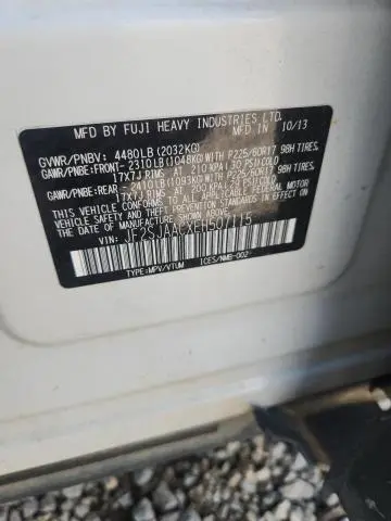 2014 SUBARU FORESTER 2.5I  