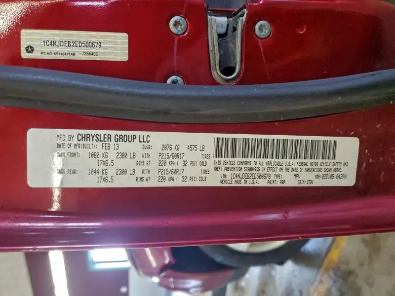 2014 JEEP COMPASS LATITUDE  