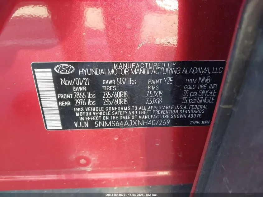 2022 HYUNDAI SANTA FE SEL