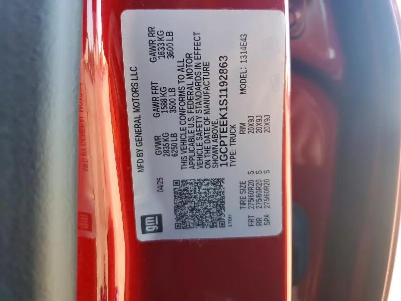 2025 CHEVROLET COLORADO TRAIL BOSS  