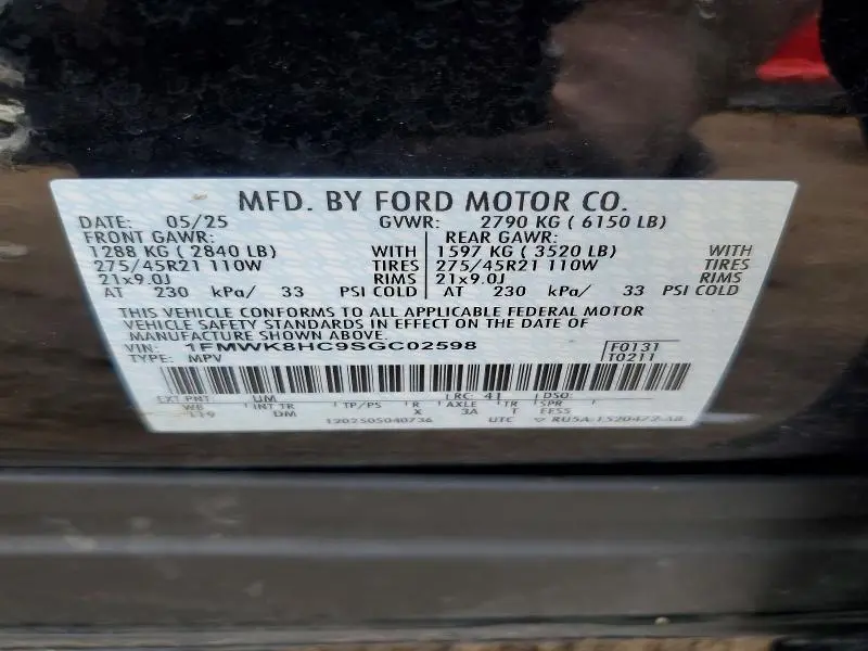 2025 FORD EXPLORER PLATINUM  