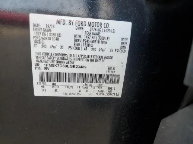 2014 FORD EXPLORER XLT  