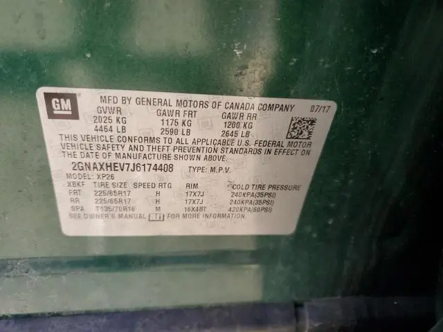 2018 CHEVROLET EQUINOX LS  