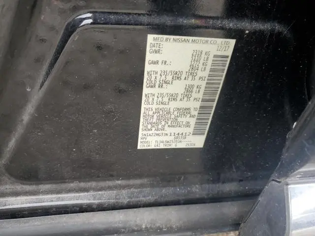 2018 NISSAN MURANO S