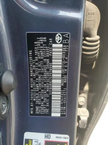 2014 TOYOTA COROLLA L  