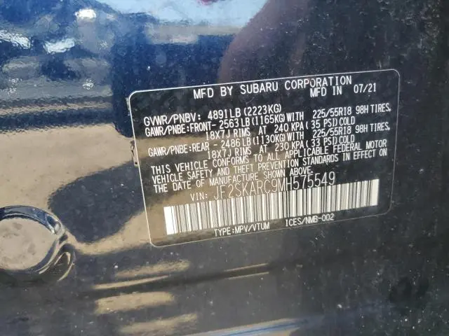 2021 SUBARU FORESTER SPORT  