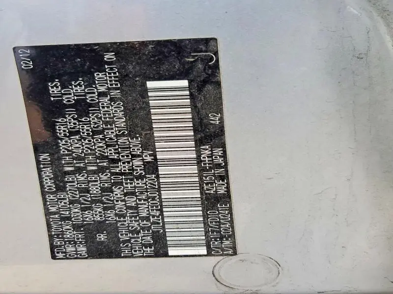 2012 TOYOTA SCION XB   